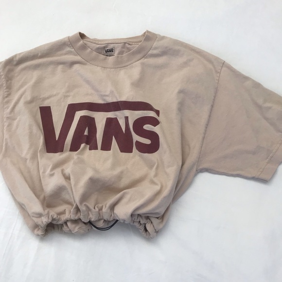 Vans Tops - Vintage Vans drawstring crop tee